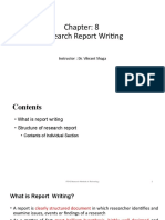 Chapter-8 Research Report Writing