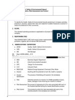 HSE Environmental Hazard Control Procedure 1674601317