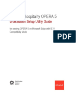 OPERA 5 Workstation Setup Utility Guide 5.6.20.8