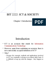 Chapter 1 Introduction To ICT and Society