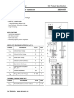 Isc 2SD1157: Isc Silicon NPN Power Transistor