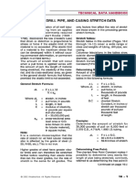 Tubing, Casing and Drill Pipe Stretch Data