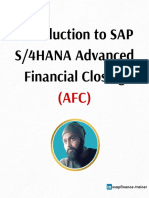 Introduction To SAP S4HANA Advanced Financial Closing