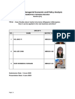 MBSA1523 Managerial Economic and Policy Analysis: Page - 1