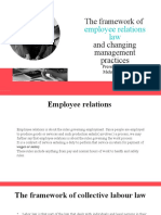 Framework of Employee Relations Law and Changing Management Practices