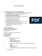 Unit 2 MCQ Business Finance