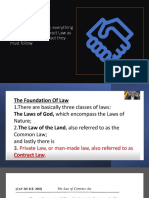 At The End of The Day, Everything Comes Down To Contract Law As Everyone Has A Contract They Must Follow