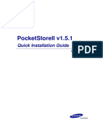 pocketstoreII v151 Quick Installation Guide