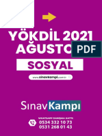 SINAV KAMPI 2021 Ağustos Yökdil Çıkmış Soruları