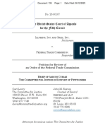 CFJ Amicus Brief in Illumina v. FTC (5th Circuit)