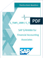 EX SAP S 4HANA For Financial Accounting Associates