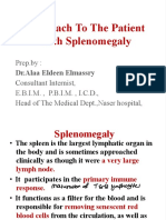 Approach To Patient With Splenomegaly 2