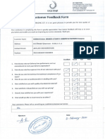 Customer Feed Back Form - IKK Cosma