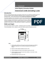 v13 Vehicle Dimensional Limits