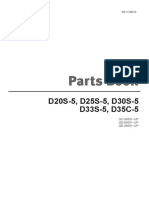 Daewoo Doosan D20S 5 PARTS