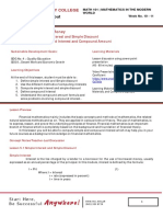 MATH 101-WEEK 11-12-STUDENT HANDOUT-Making Sense of Money