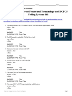 Test Bank For Understanding Current Procedural Terminology and Hcpcs Coding Systems 6th Edition by Bowie