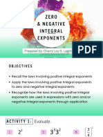 Q3 - Zero Negative Integral Exponents