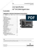 Fisher DCV2000 Hart Manual