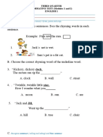 Third Quarter Summative Test English