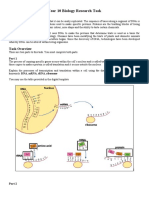 Year 10 Biology Research Task 2022