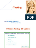 Database Testing