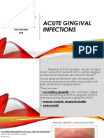 Acute Gingival Infections