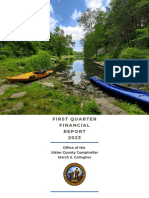 Ulster County First Quarter 2023 Financial Report 