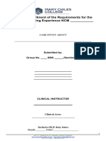 NEW OB RISK NICU CASE STUDY FORMAT For 2nd Year