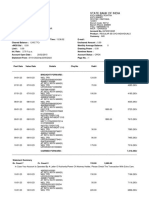 Bank Statement - Work Experience