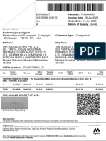 Bill To / Ship To:: Qty Gross Amount Discount Other Charges Taxable Amount CGST SGST/ Ugst Igst Cess Total Amount