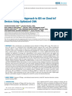 IEEE2023 Transfer Learning Approach To IDS On Cloud IoT Devices Using Optimized CNN