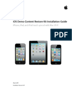 iOS Demo Content Restore Kit Guide v6.4.1 Mac OS X (US-En)