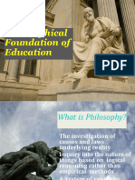 Philosophical Foundations of Education