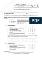 Auditor Evaluation Form 2018