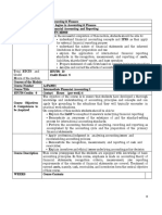 Intermediate Financial Accounting I&II Course Outline