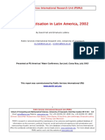 2002 July - David Hall & Emanuele Lobina - Water Privatisation in Latin America, 2002