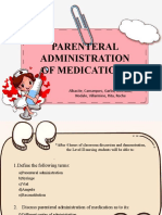 Parenteral Administration of Medications