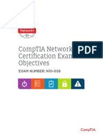 CompTIA Network N10 008 Exam Objectives