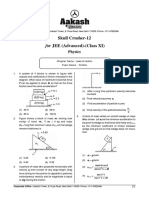 Skull Crusher-12 Class XI JEE (Adv) Physics