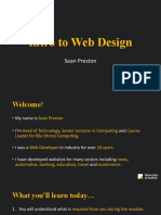 Week 1 - Introduction To Web Design