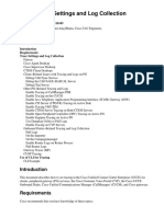 UCCE Trace Settings and Log Collection