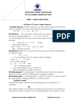 Yr 10 Chem Summer Note