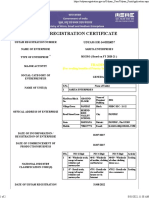 Udhyam Certificate