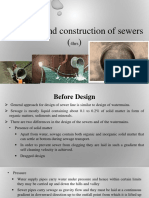 Design of Constructin of Sewer