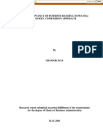 User Acceptance of Internet Banking in Penang - A Model Comparison Approach by Oh Sook May (2005)