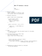 CECS 277 Midterm Review Fa17