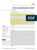 0 A Critical Analysis of Agile and Lean Methodology To Fulfill The Project Management Gaps in NPOs