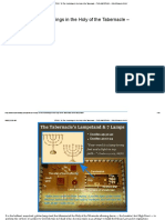 STUDY 10 - The Furnishings in The Holy of The Tabernacle - THE LAMPSTAND. - BIBLE Students DAILY