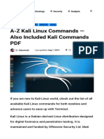 H.K. A-Z Kali Linux Commands - Also Included Kali Commands PDF - 4f4c69c4